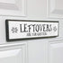 Thanksgiving Wood Signs (Medium - Leftovers Are For Quitters, Wood And Metal)