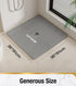 36 36 Inch HITSLAM Square Shower Mat, x Non Slip Bath Mat for Tub, Soft PVC Loofah Bathtub Mats with Drain Holes, Quick
