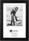 Malden International Designs Black Concept Wood Picture Frame, 4x6, Black