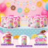 50PCS GaofanWai Cat House Party Favor Bags for Kid Boy Girl, Cute Cartoon Cat Theme Candy Gift Plastic Bag Bulk