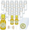 Queekay 20 Pack Mini Swing Top Glass Bottles for Vanilla Extract Homemade