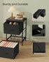 2 Closet, ULGS312B01S SONGMICS Dresser for Bedroom, Chest of Drawers, Nightstand, Steel, MDF, Non-Woven Fabric Drawers