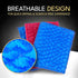 Durable Quilted Dish Cloth for Washing Dishes - Reusable Scouring Pad, Non-Scratch Cleaning Sink Scrubber - Pack of 1