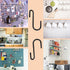 24 Pack ESFUN 3 inch Heavy Duty S Hooks, Black S Shaped Hanging Hooks for Kitchenware & More