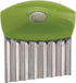 Joie Crinkle Cutter Kitchen Knife for Vegetables, Stainless Steel Blade, Colors Vary