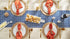 DII Lattice Tabletop Collection Table Runner - 14x108 Nautical Blue