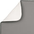 iDesign iDry Absorbent Kitchen Countertop Dish Drying Mat, Mini 18" x 9", Pewter/Ivory