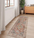 Lahome 2x5 Oriental Hallway Runner Rug, Washable Non Slip Kitchen Rug with Rubber Backing for Hallways