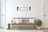 Farmhouse Decor Modern Rustic Wall Art Home Sweet Home Solid Wood Framed Printed Sign for Entry, Living Room, 8x17