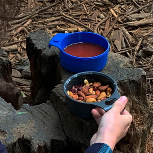 humangear cupCUP | Nesting Cup Mess Kit for Camping with Secure Lid - FDA Food Safe Material