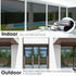 Coavas One Way Window Privacy Film, Heat Blocking Window Tint for Home, Non-Adhesive Anti-UV Covering