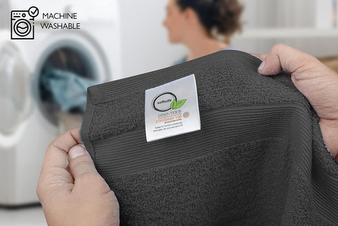 Pack 12 (13" 13") 100% Softolle Premium Wash Cloths of x Ring Spun Cotton | Luxury Washcloths | Ultra Soft Face Towels