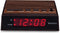 Westclox Retro Wood Style Easy To Read Super Bright Small Night Table Alarm Clock, 22690.