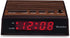 Westclox Retro Wood Style Easy To Read Super Bright Small Night Table Alarm Clock, 22690.