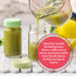2oz, Juice Shot Containers, Glass, Clear, Colored Lids & Silicone Grip Bands, Beverage Storage, Juicing, Ginger