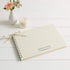 ANGEL & DOVE Funeral Guest Book & 2 Signs Set - Ivory, 12 x 8 for Memorial or Celebration of Life