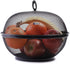 Juvale Black Mesh Fruit Baskets with Lids, 10 Inch Restaurant Kitchen Produce Containers, 2 Pack