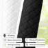 50 Inches 58 Inches DriftAway Soundproof Thermal Insulated Quilted Curtain Liners for Bedroom Sound Barrier Blackout
