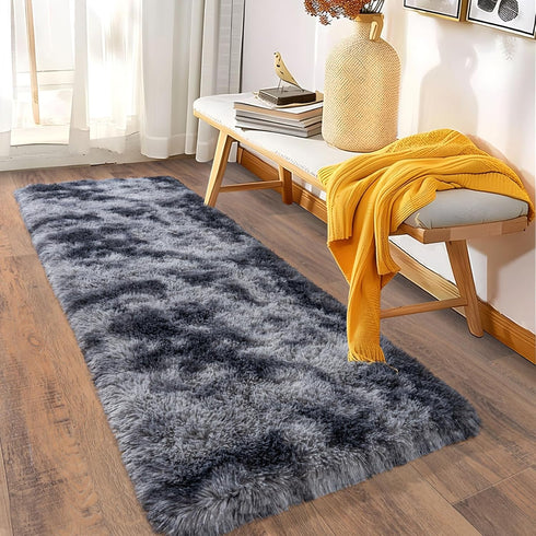 2x6 Ultra Soft Runner Rugs for Bedroom Hallways with Upgraded Non-Slip Rubber Backing & Thick Memory Sponge, Feet