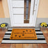 Wipe Your Paws Coir Doormat, 30x17 Inch Funny Welcome Mat for Front Door, Heavy Duty with Anti-Slip Rubber Backing