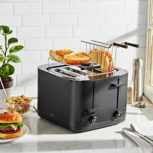 ZWILLING Enfinigy Toaster Bun Warmer, Short, Black