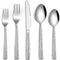 HaWare Hammered Silverware Set, 20-Piece Stainless Steel Flatware for 4, Dishwasher Safe Tableware Set