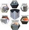 Air Conditioner Cover for Outside Units, Heavy Duty Central AC Winter Cover, Waterproof Snow-Resist, Black
