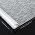 DOWELL Window Privacy Film, Frosted Glass Static Cling, Opaque Vinyl Covering for Home Office, 17.5 x 78.7 inches
