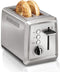 Hamilton Beach 2 Slice Toaster, Extra-Wide Slots, Bagel Setting, Stainless Steel, Auto-Shutoff & Cancel Button