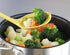 Calypso Basics 5 Piece Kitchen Utensil Holder with Heat Resistant Spoon, Slotted Spoon, Ladle, Spatula, BPA Free, Lemon