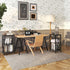 YMYNY 3 Tiers Industrial Metal Bookcase, Black Storage Organizer for Living Room, Home Office, Bedroom, 29.5 * 15.75 *