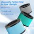 MK01 & MK06 True HEPA Filter Replacement for MK01 MK06, TZ-K1 and DH-JH01 Air Purifier, Smoke Remover Version, 4 Pack