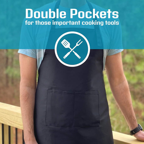 Funny BBQ Grill Apron for Men & Dad - Don't Worry Apron