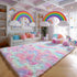 5x8 PAGISOFE Fluffy Soft Area Rugs for Girls Bedroom, Plush Shaggy Colorful Rugs for Kids Playroom Kawaii Princess