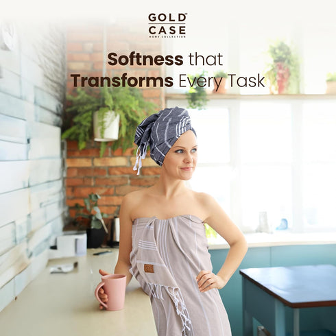 Set 6 20 40'' 100% Gold CASE Turkish Hand Towels for Bathroom of x Cotton Bathroom Hand Towels LYCIA Towel for Spa