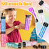 16 Pack 12 oz 350 ml) DI QIU REN Clear Plastic Bottles Empty Sensory Bottles with Caps Reusable Juice Bottles Drink