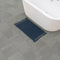 French Connection Nellore Bathroom Rugs, Woven and Beaded, 17" x 28", Navy, Durable Bath Mats