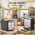 YSSOA Stainless Steel Toaster 2 Slice, Extra Wide Slot, Removable Crumb Tray, 6 Shade Settings, Compact Oven, Black