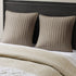 INK+IVY Pillow Sham Only Bed Skirt & Sham, 26"x26", Quilted Taupe