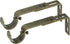 Ivilon Adjustable Brackets for Curtain Rods - Set of 2 for 1 or 1 1/8 Inch Rods