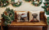 Tache Christmas Companions Cat Dog Holiday Throw Pillow Cushion Covers, 2 Piece