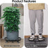 20" 440lbs Highpro Plant Stand with Wheels, Heavy Duty Planter Caddy for Outdoor Indoor with Lockable Casters Wheels