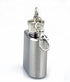SE Stainless Steel Drinking Hip Flask, 1 oz, with Attached Screw Cap for Camping and Events
