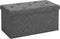 NEWBULIG 30 Inches Folding Storage Ottoman Bench with Padded Seat for Bedroom,