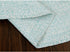 Super Area Rugs Farmhouse Braided Rug, Cotton Kitchen Reversible Carpet, Turquoise & White, 8" X 28"