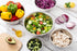 COOK WITH COLOR 6 Piece Stainless Steel Mixing Bowls Set, Nesting Prep and Mixing Bowls