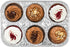 PARTY BARGAINS 6-Cup Aluminum Muffin Pans - 20 Pack, Standard Size Disposable Muffin Tin for Baking