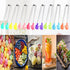 8PCS Silicone Mini Tongs - 5Inch Hand Shape Food Tongs for Serving Food, Ice Cube, Fruits, Barbecue