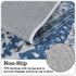 Uphome 20x31 inch Boho Bathroom Rugs, Vintage Non-Slip Bath Rug, Soft Machine Washable Tribal Floral Mat for Bathroom