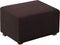 Flamingo P High Elasticity Furniture Protector Stretch Jacquard Universal Ottoman Cover, Easy